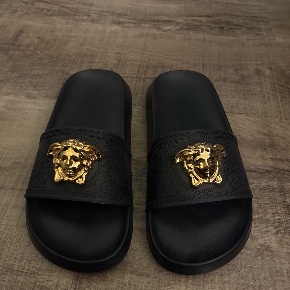 VERSACE Medusa Slide Sandals